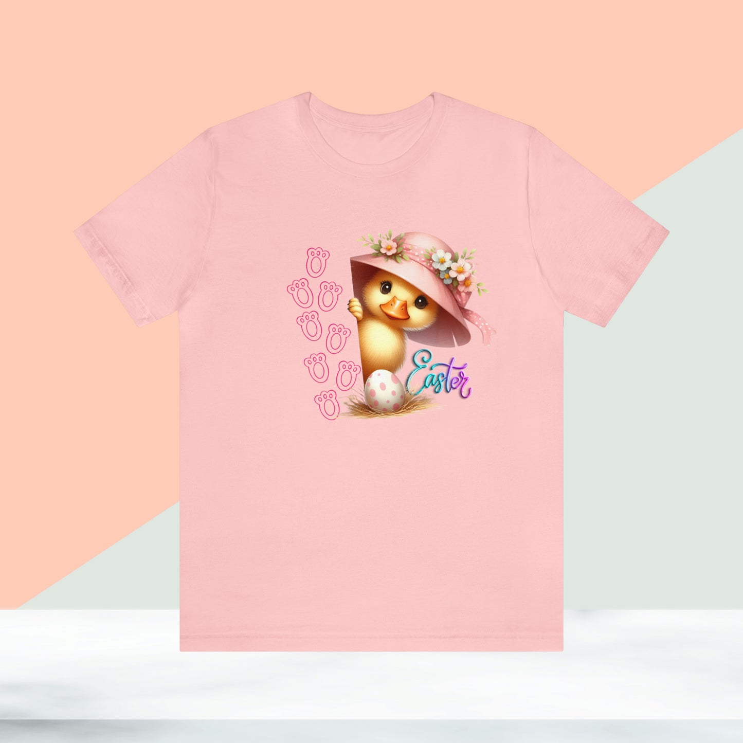 Happy Easter Unisex Jersey Short Sleeve Tee