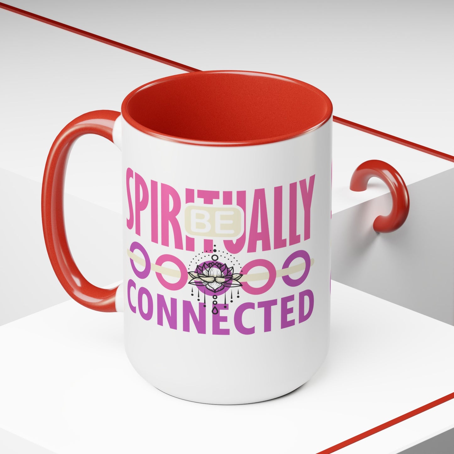 Be Spiritually Connected Yoga Coffee Mug, Cute Yoga Coffee Mug, Yoga lovers Coffee Mug, Yoga Instructor Gift, Gift For Yoga lover, Gift For Yogi.