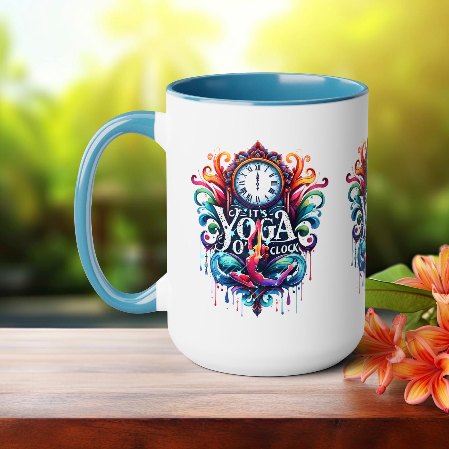 It's Yoga O'clock Yoga Coffee Mug, Cute Yoga Coffee Mug, Yoga lovers Coffee Mug, Yoga Instructor Gift, Gift For Yoga lover, Gift For Yogi.