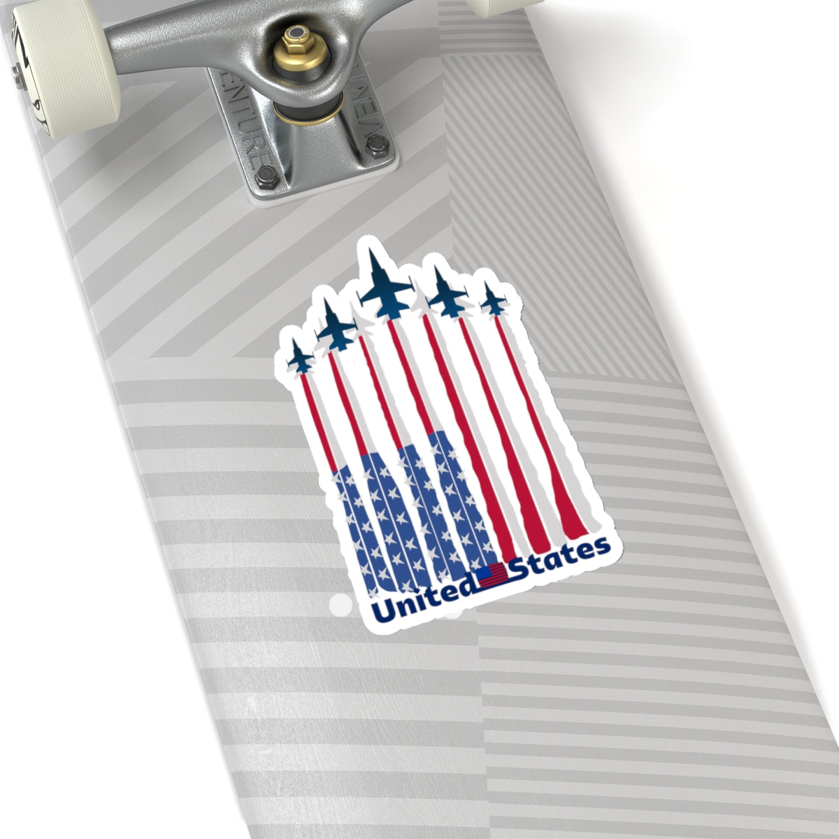 Happy 4th Of July Kiss-Cut Stickers, America, Flag, Peace Love America. Proud To Be An American, Red White Blue stickers. Meowica Stickers.