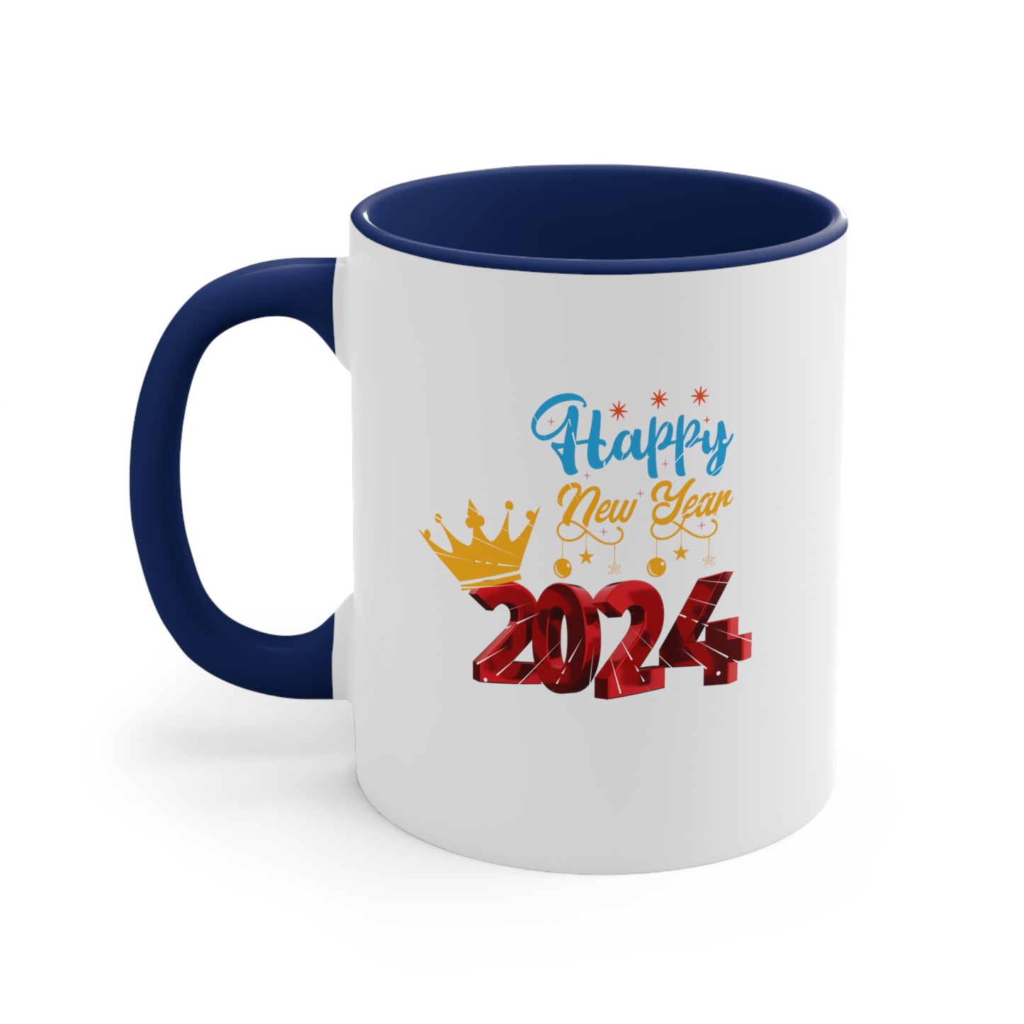 Happy New Year Accent Coffee Mug, 11oz