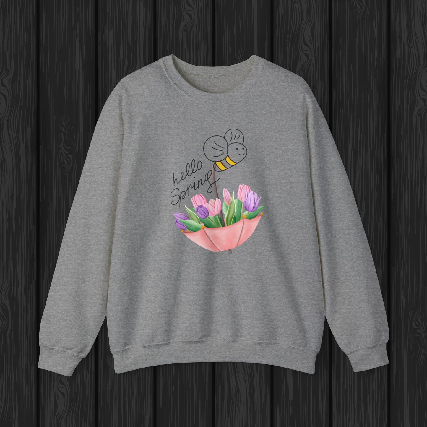 Hello Spring Unisex Crewneck Sweatshirt