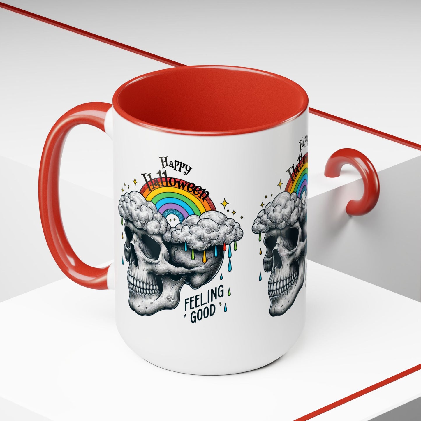 Happy Halloween Coffee Mug, Beware Halloween Coffee Mug, Trick or Treat Halloween Coffee Mug, Cute Skeleton Coffee Mug, Spooky Season Halloween Coffee Mug.