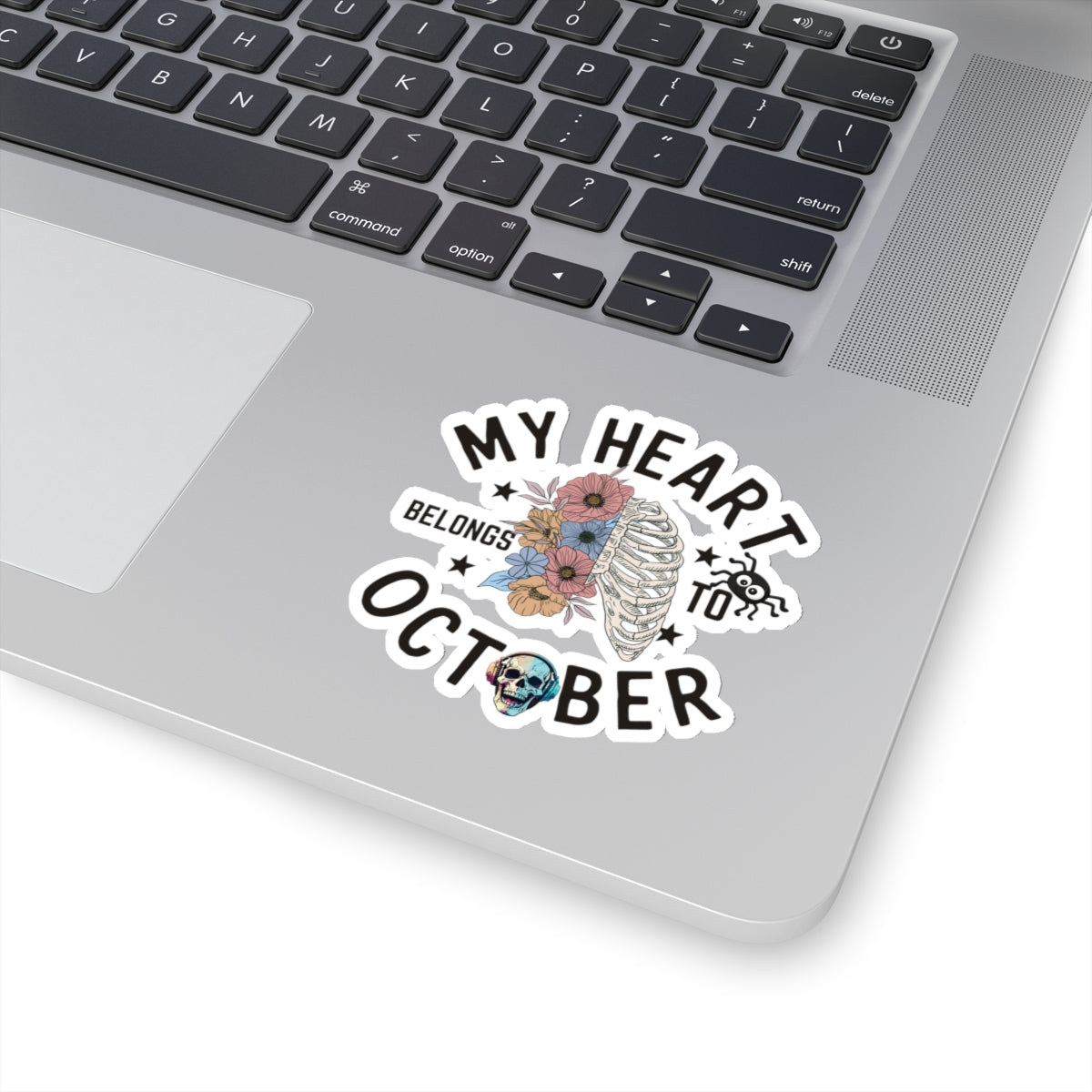 My Heart Belongs To October Kiss-Cut Stickers, Spooky Vibes Happy Halloween Kiss-Cut Stickers, Happy Halloween Kiss-Cut Stickers, Spooky Season Kiss-Cut Stickers, Trick Or Treat Halloween Kiss-Cut Stickers.