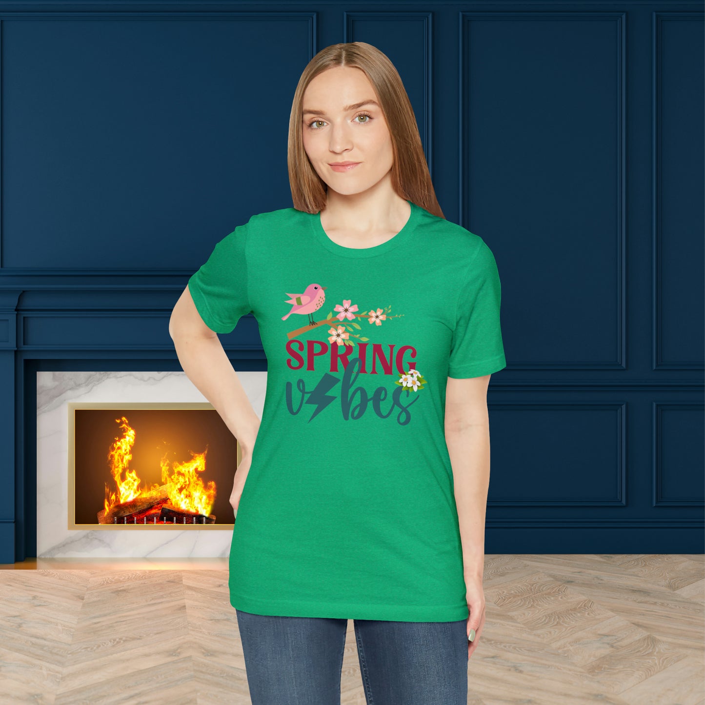 Spring Unisex T-shirt, Spring Vibes Trendy Shirt.