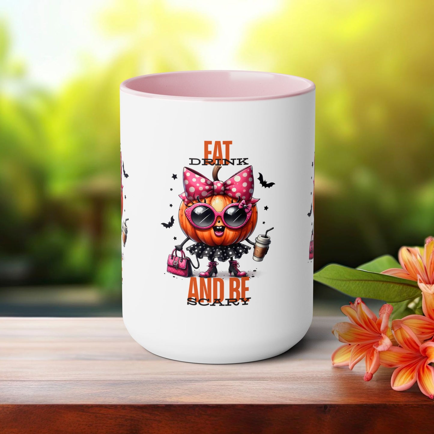 Eat Drink And Be Scary Halloween Coffee Mug, Let's Go Halloween Coffee Mug, Trick or Treat Halloween Coffee Mug, Cute Skeleton Coffee Mug, Spooky Season Halloween Coffee Mug.