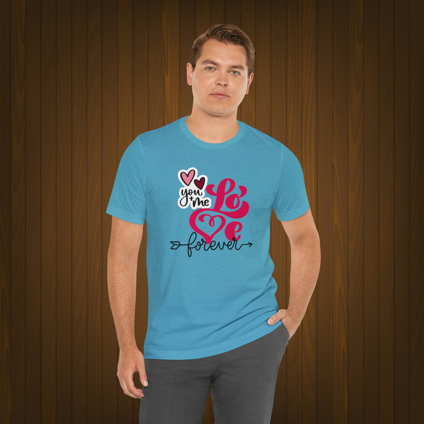 Happy valentines day Unisex Jersey Short Sleeve Tee