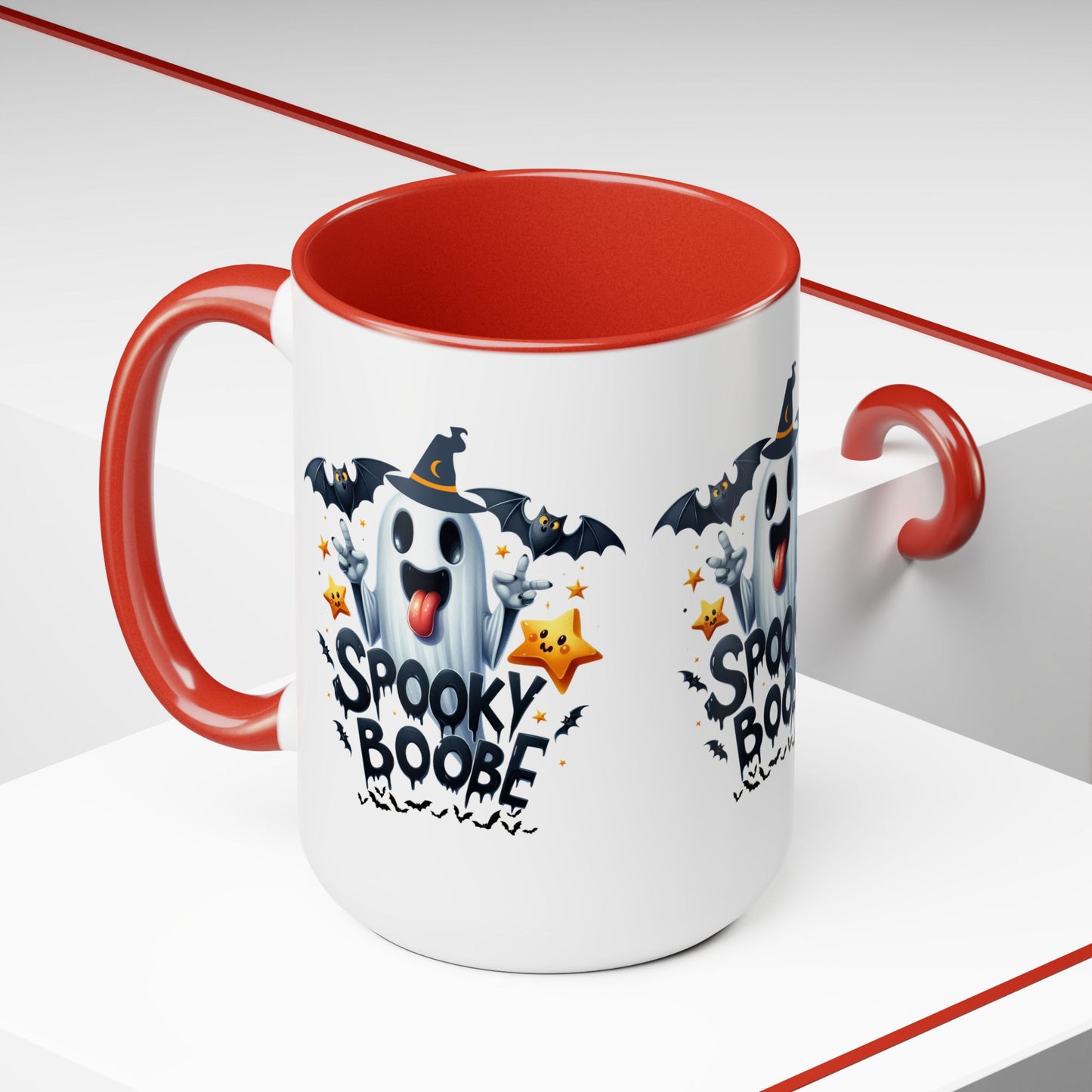 Spooky Boo Happy Halloween Coffee Mug, Let's Go Halloween Coffee Mug, Trick or Treat Halloween Coffee Mug, Cute Ghost Coffee Mug, Spooky Season Halloween Coffee Mug.