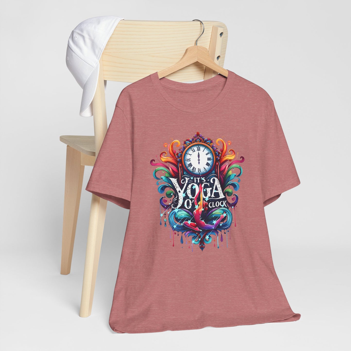 It's Yoga O'clock Yoga T-Shirt, Cute Yoga workout Shirt, Yoga lovers T-shirt, Yoga Instructor Gift, Gym shirt, Gift For Yoga lover, Gift For Yogi.