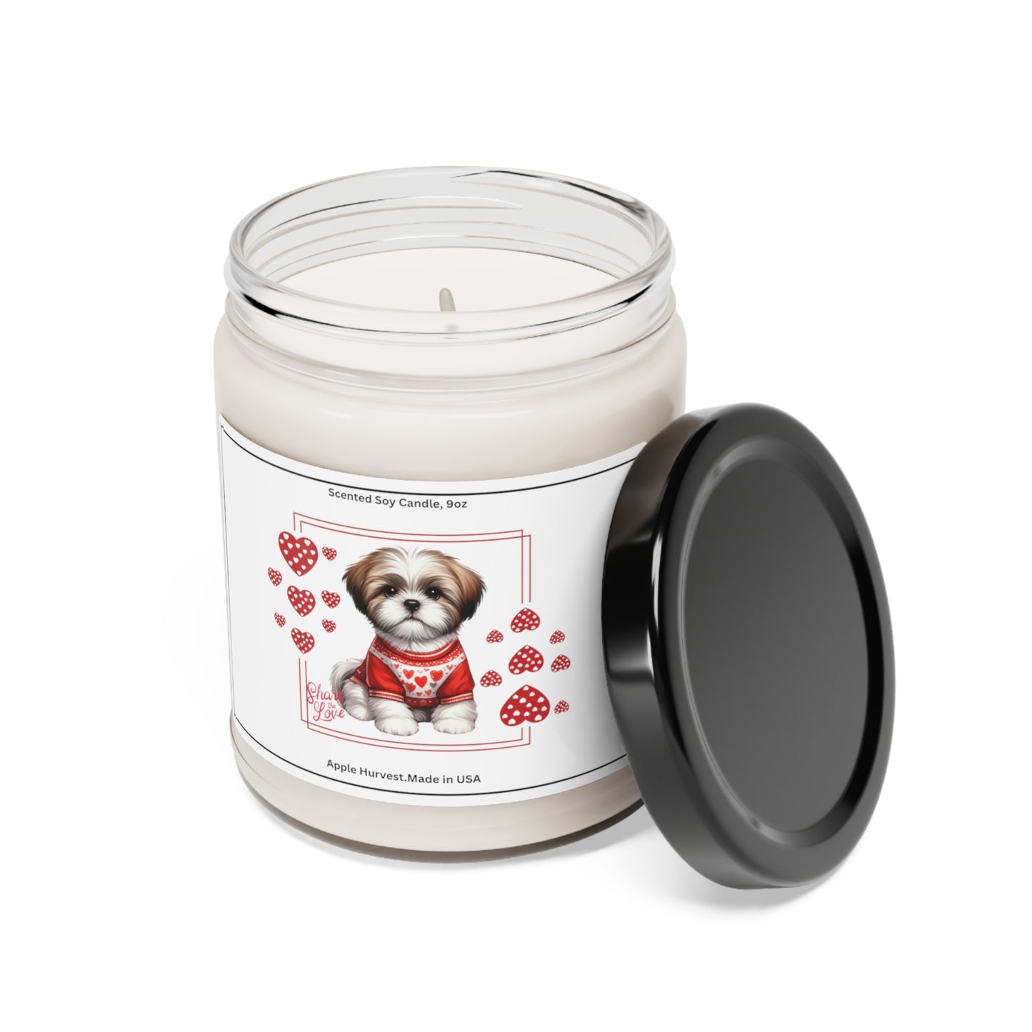 Happy valentines day Scented Soy Candle, 9oz