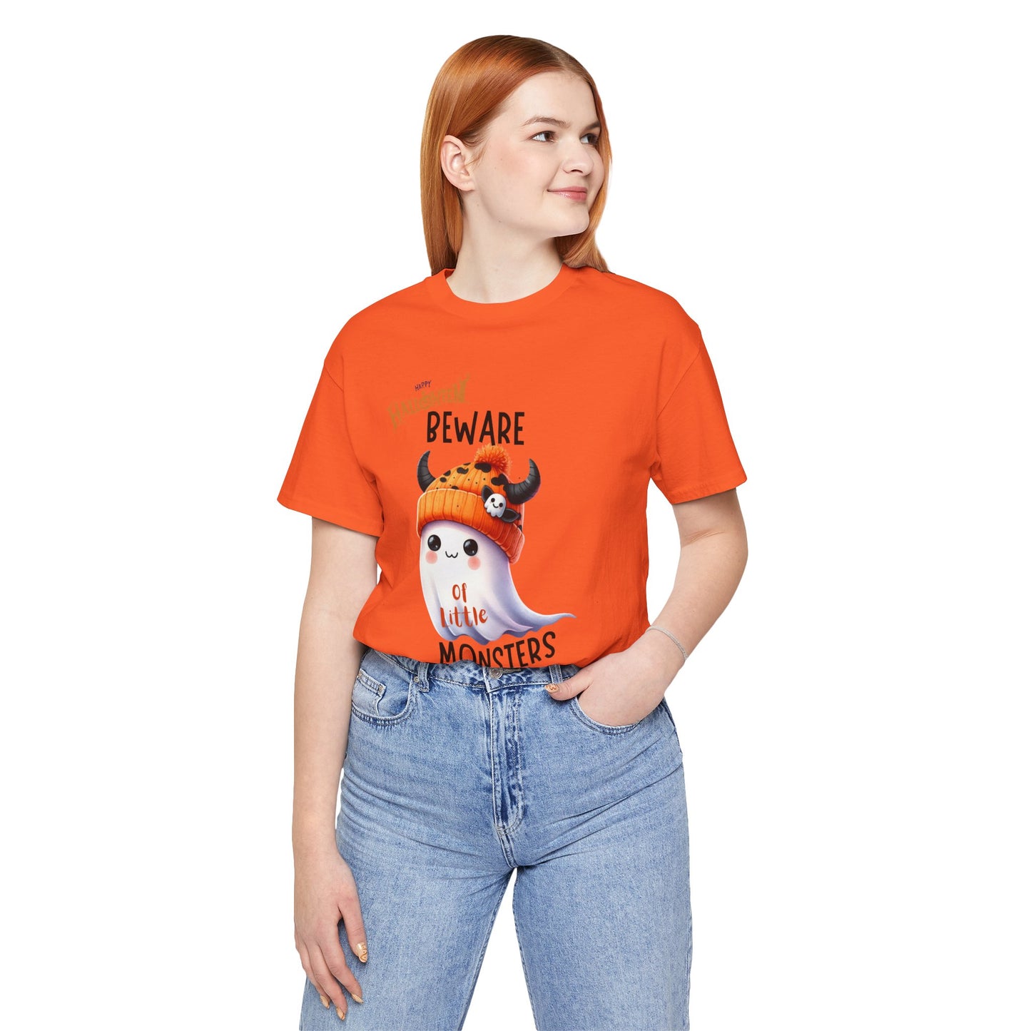 Beware Of Little Monsters T-shirt, Happy Halloween Skeleton T-shirt, Happy Halloween T-shirt, Trick Or Treat T-shirt, Halloween T-shirt, Cool Halloween T-shirt, Spooky T-shirt,
