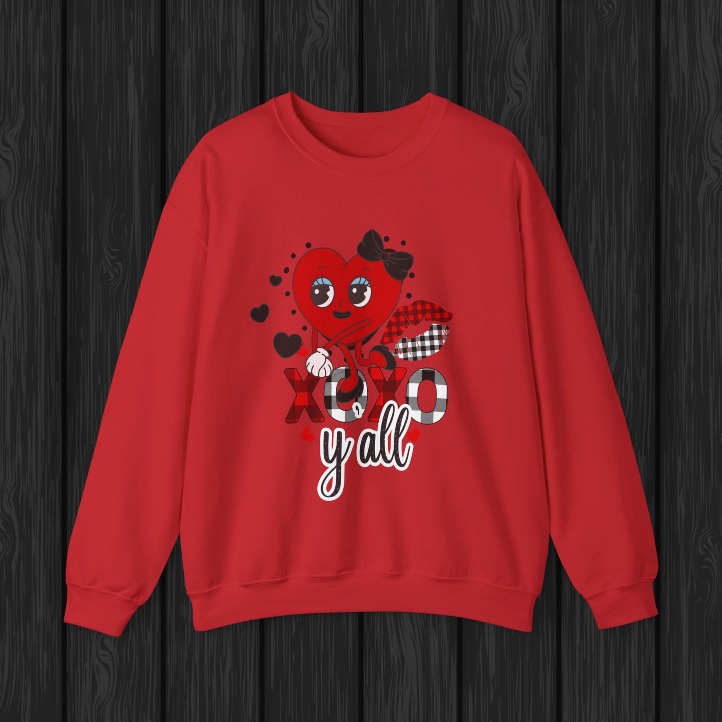 Happy valentines day Unisex Heavy Blend™ Crewneck Sweatshirt