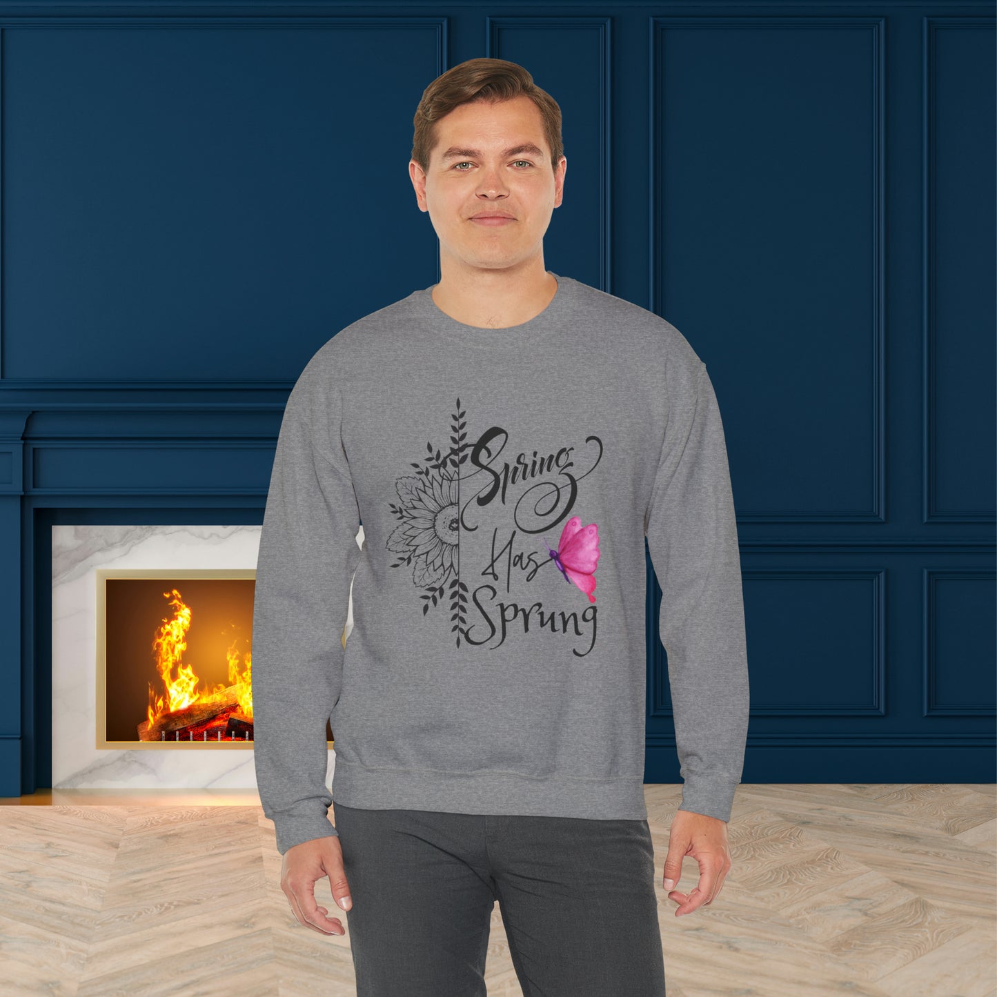 Spring Has Sprung Unisex Crewneck Sweatshirt