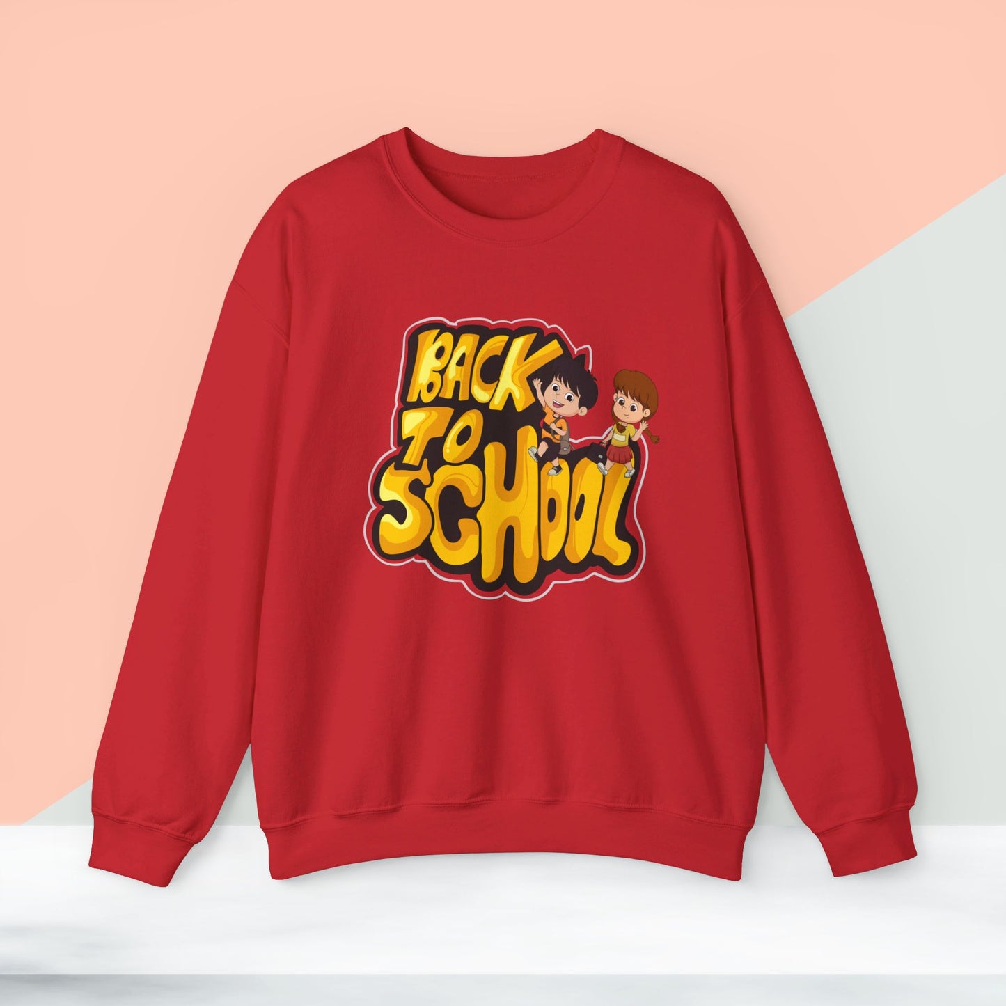 Back To school unisex heavy blend crewneck sweatshirt, We Love Teachers Sweatshirt,Teacher Back To school Sweatshirt. First Day Vibes Sweatshirt.