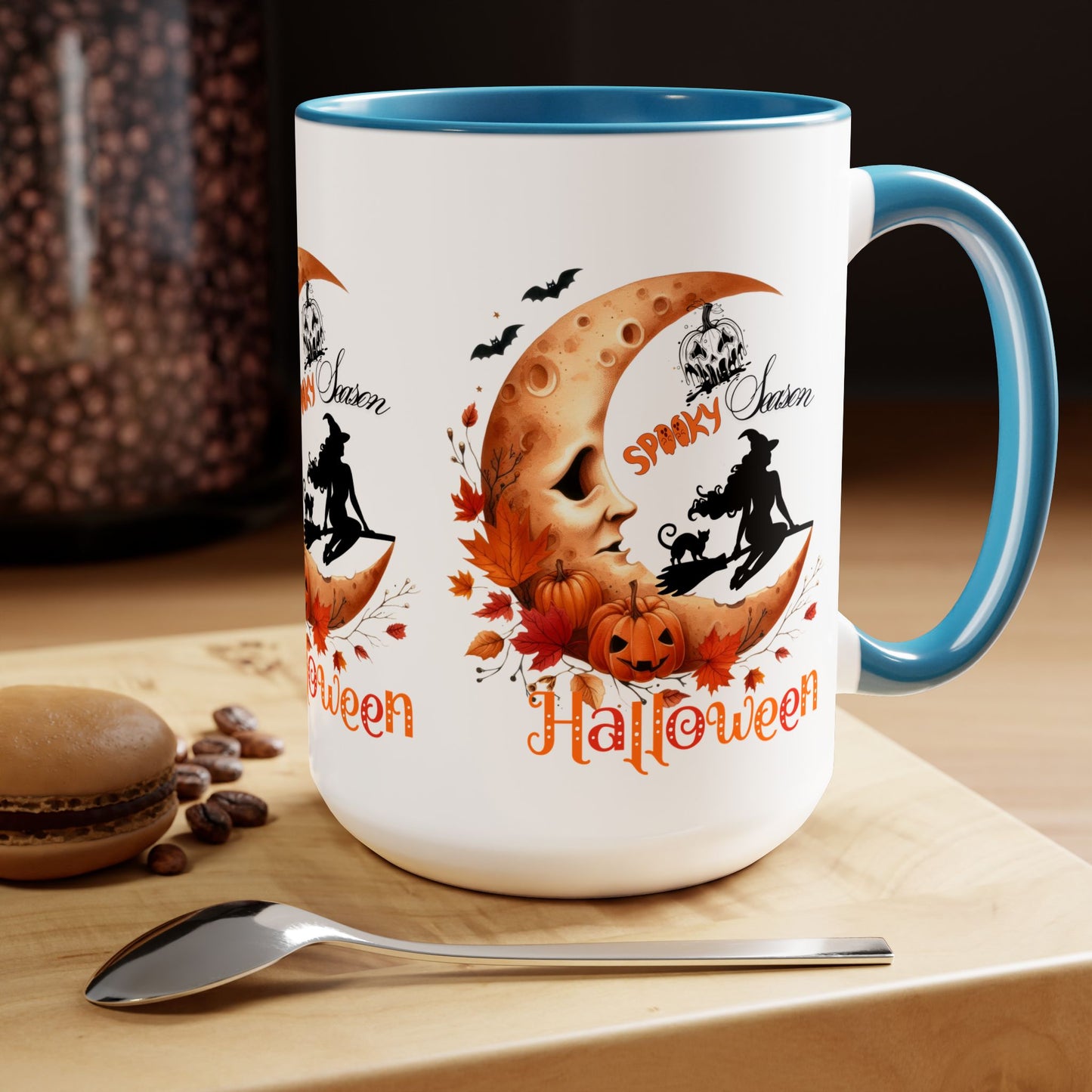 Happy Halloween Coffee Mug, Let's Go Halloween Coffee Mug, Trick or Treat Halloween Coffee Mug, Cute Skeleton Coffee Mug, Spooky Season Halloween Coffee Mug.