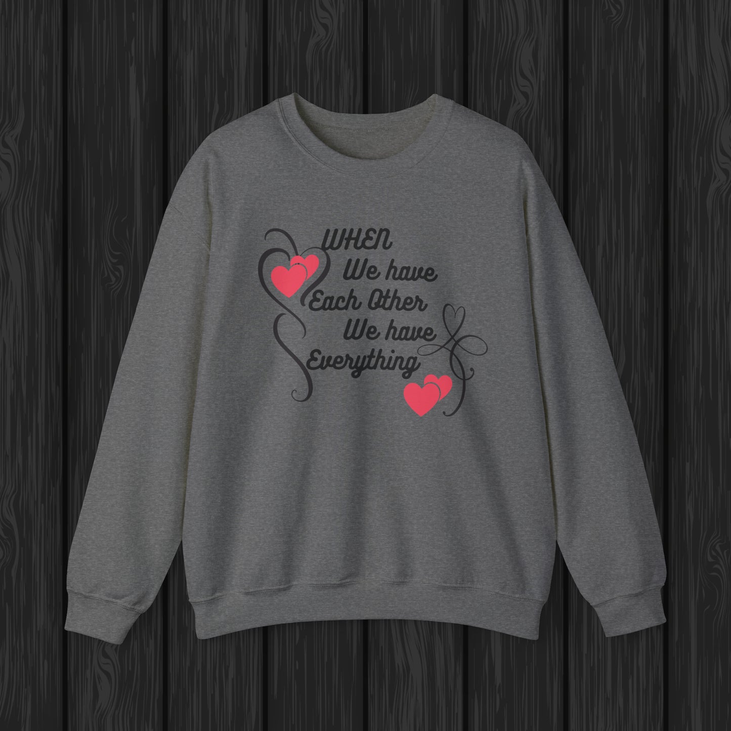 Happy valentines day Unisex Heavy Blend™ Crewneck Sweatshirt