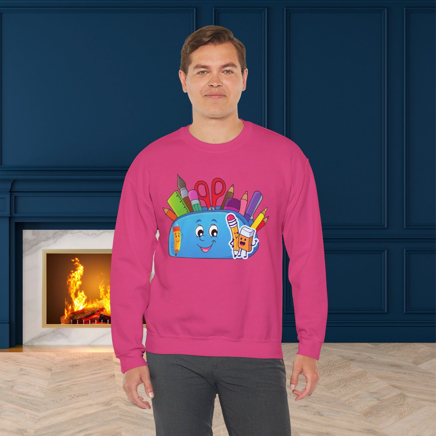 We Love Teachers Sweatshirt, Back To school unisex heavy blend crewneck sweatshirt, Teacher Back To school Sweatshirt. First Day Vibes Sweatshirt.