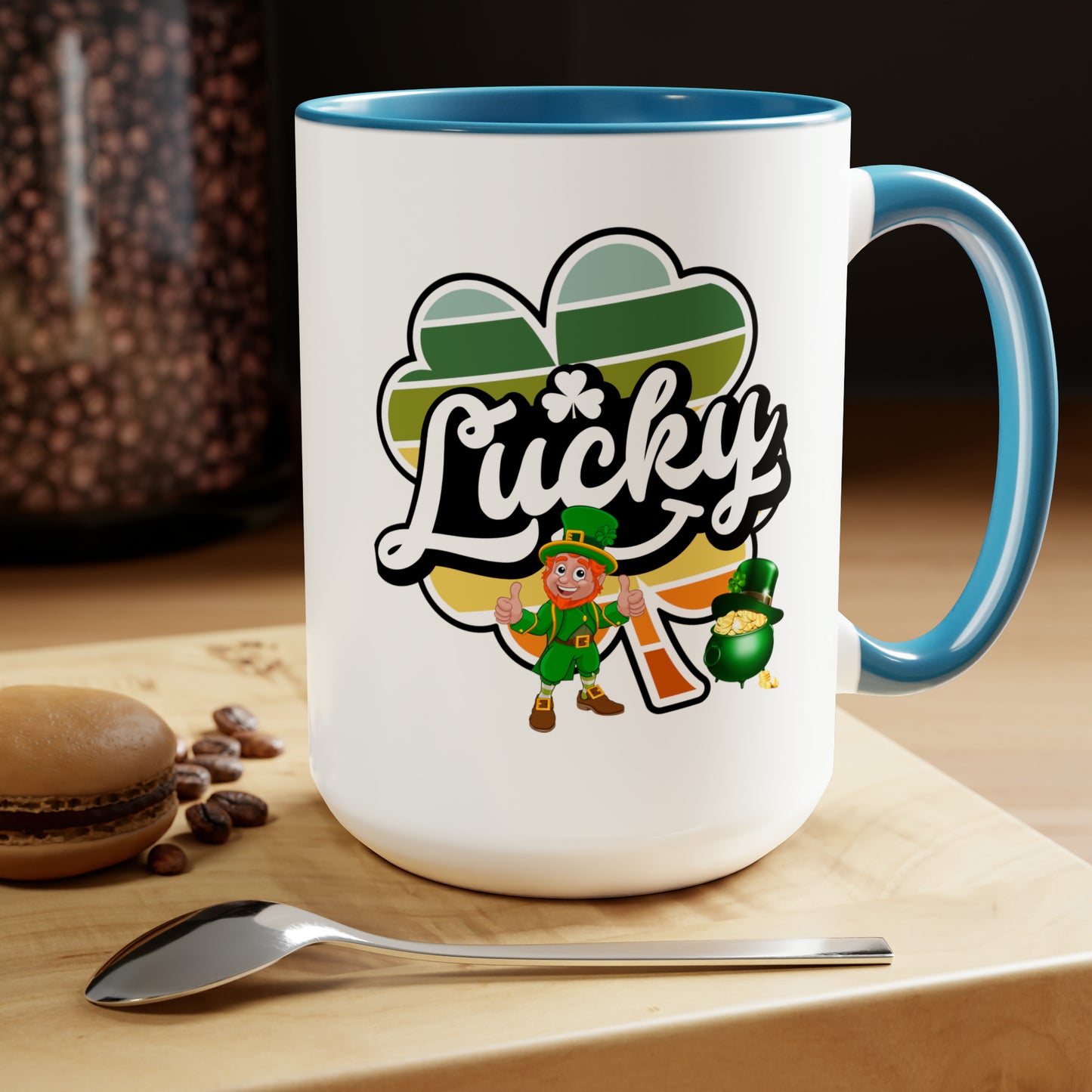 St Patrick's Day two-Tone Coffee Mugs, 15oz