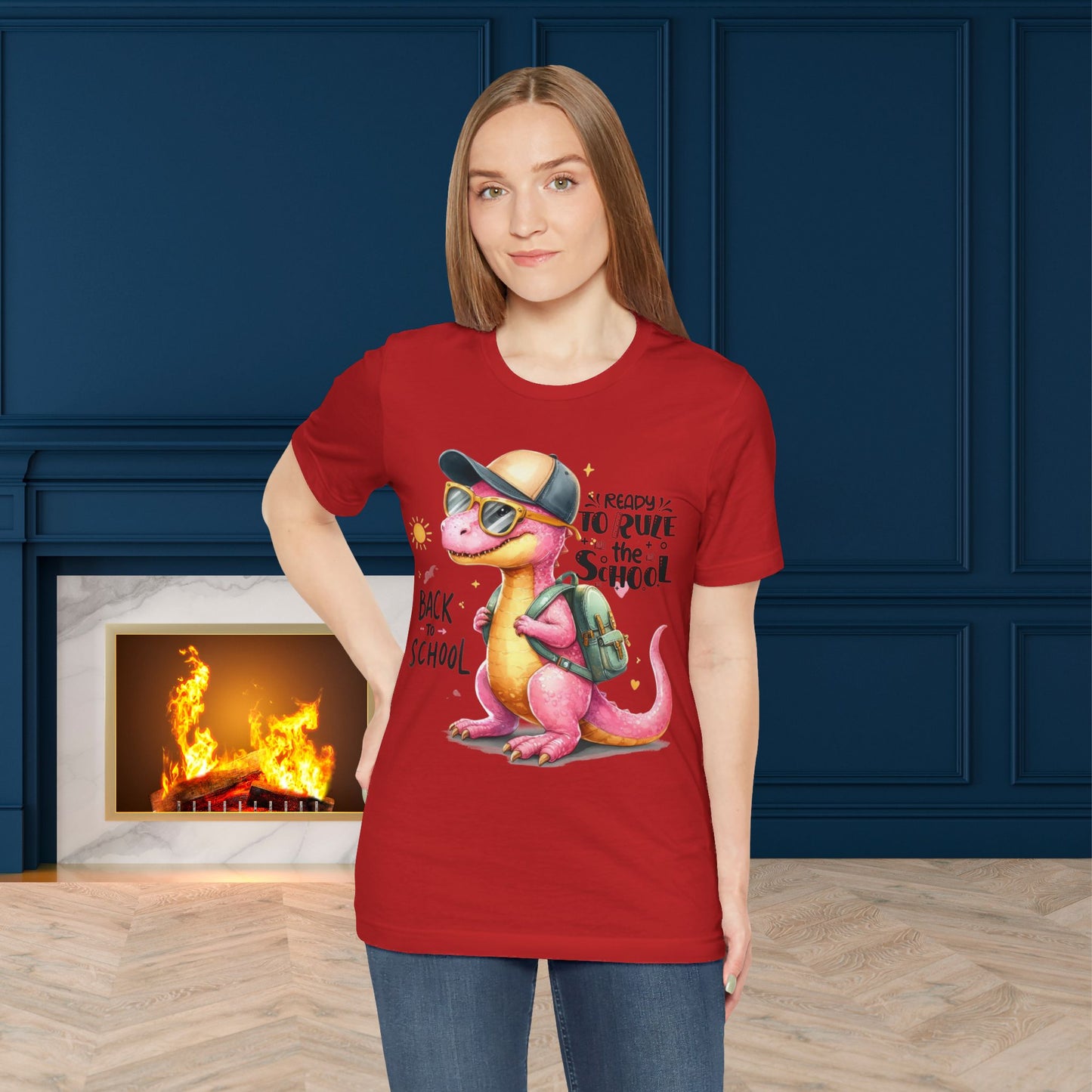 Ready To Rule The School T-shirt, Back To School T-Shirt, Teacher Back To school unisex jersey short sleeve.First Day Vibes T-Shirt.