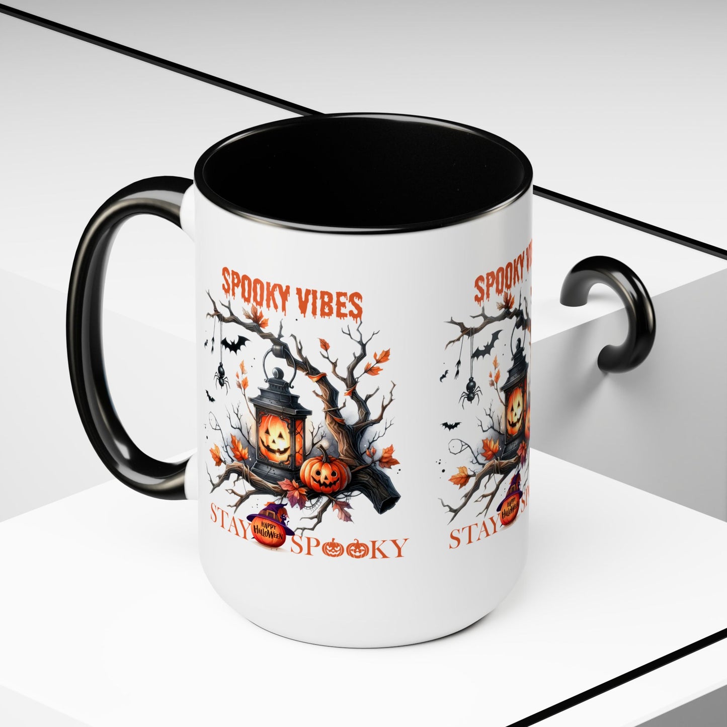 Spooky Vibes Halloween Coffee Mug, Stay Spooky Halloween Coffee Mug, Trick or Treat Halloween Coffee Mug, Cute Skeleton Coffee Mug, Spooky Season Halloween Coffee Mug.