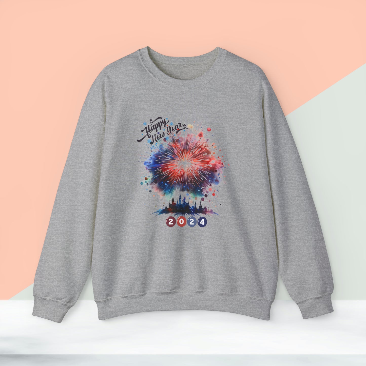 Happy New Year Unisex Heavy Blend™ Crewneck Sweatshirt