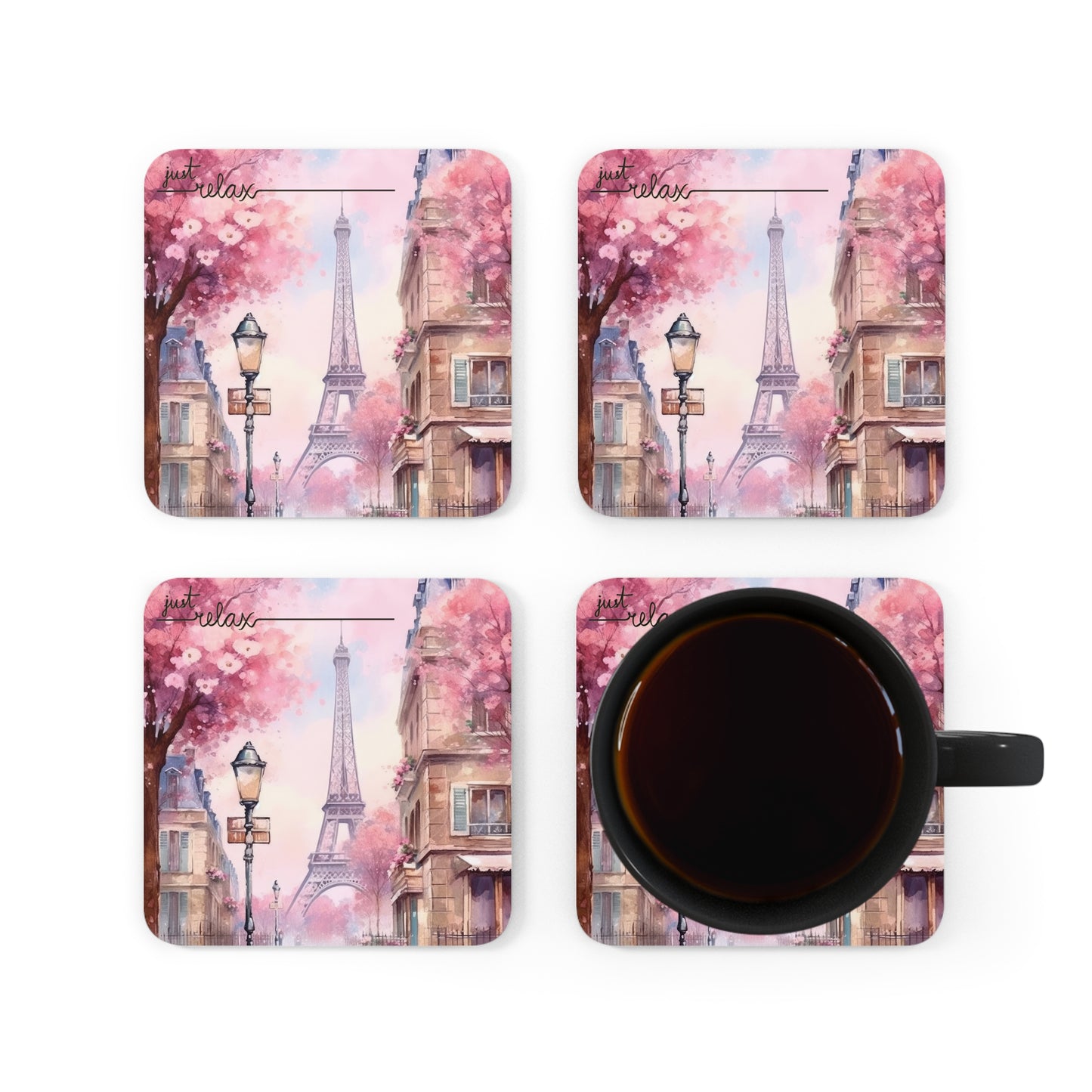 Corkwood Coaster Set
