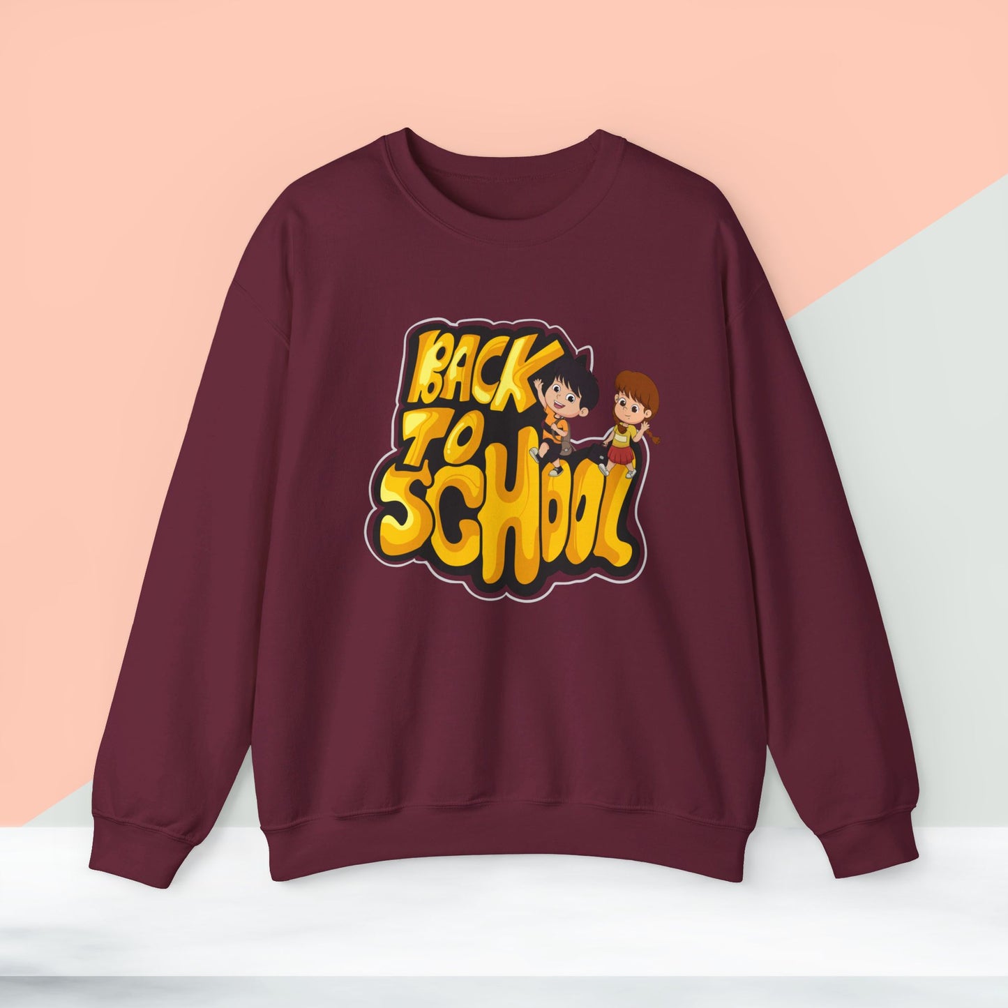 Back To school unisex heavy blend crewneck sweatshirt, We Love Teachers Sweatshirt,Teacher Back To school Sweatshirt. First Day Vibes Sweatshirt.