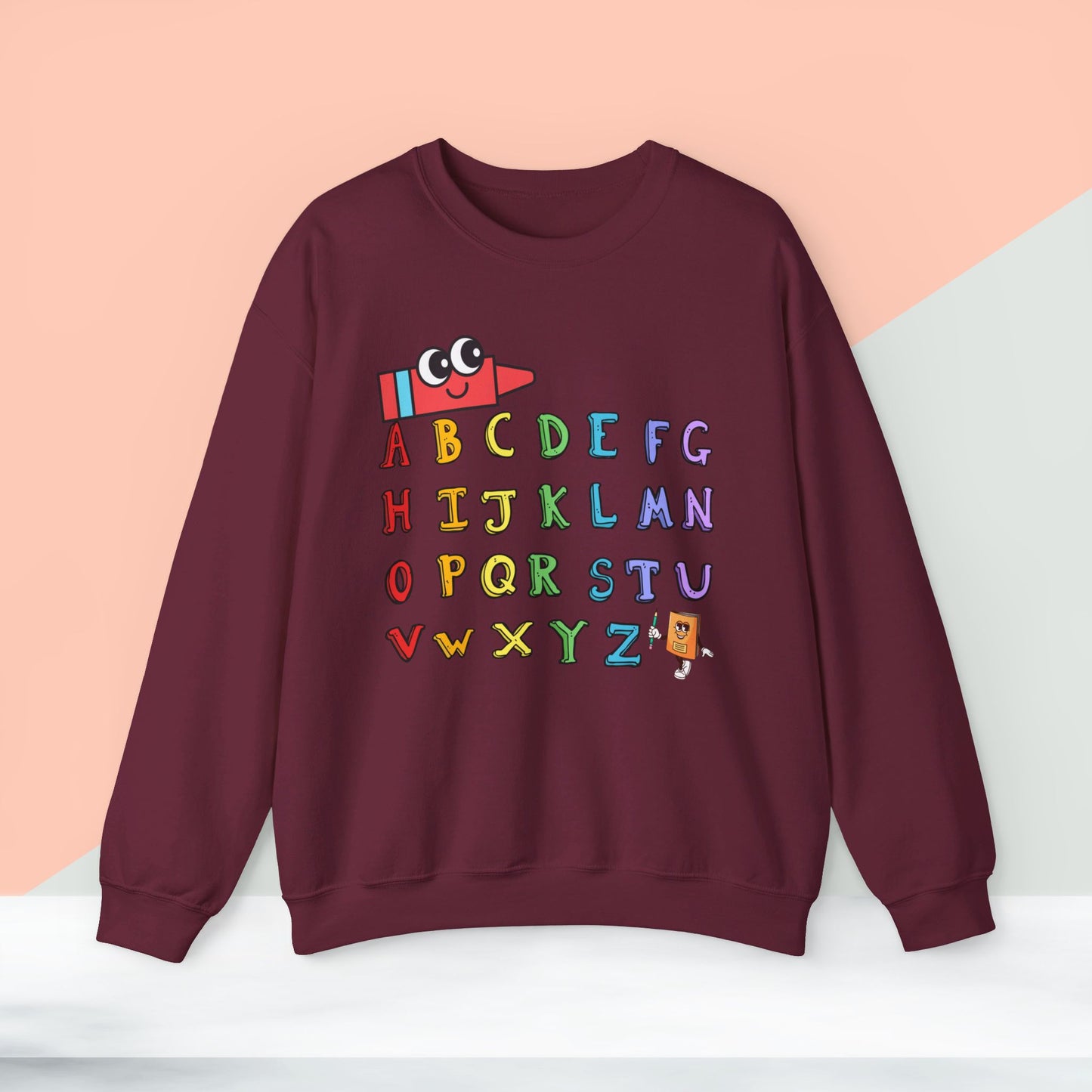 Back To school unisex heavy blend crewneck sweatshirt, We Love Teachers Sweatshirt,Teacher Back To school Sweatshirt. First Day Vibes Sweatshirt.