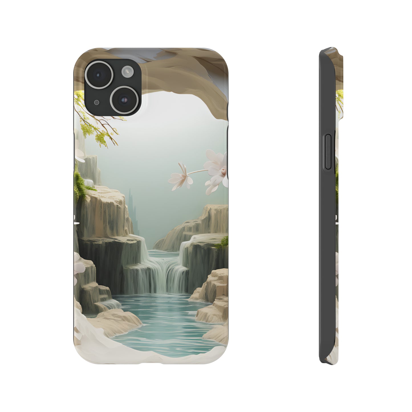 3D Landscape iPhone 15 Phone Cases.