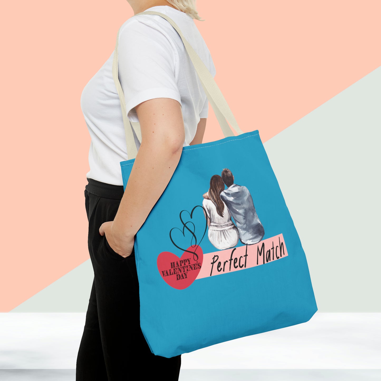 Happy Valentines Day Tote Bag