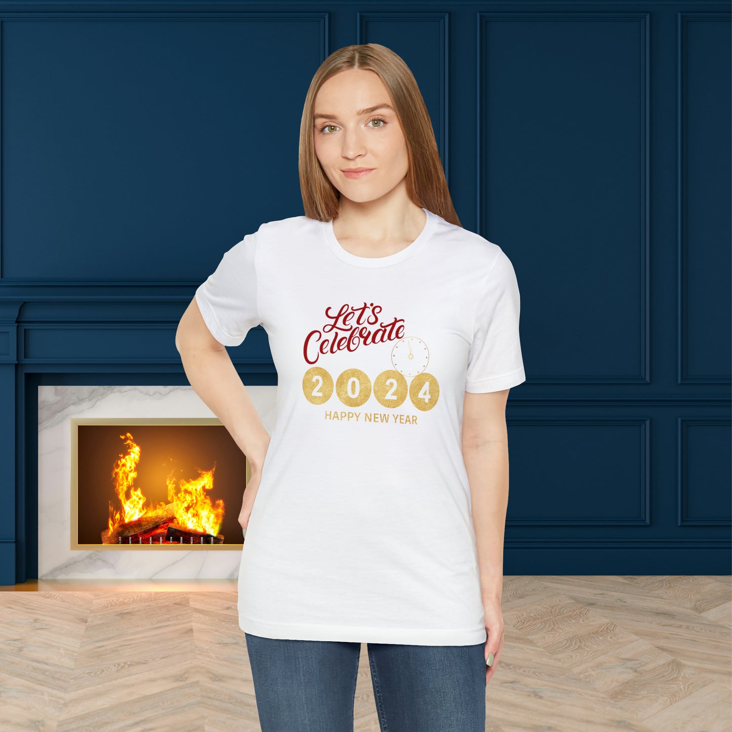 Happy New Year Unisex Jersey Short Sleeve Tee