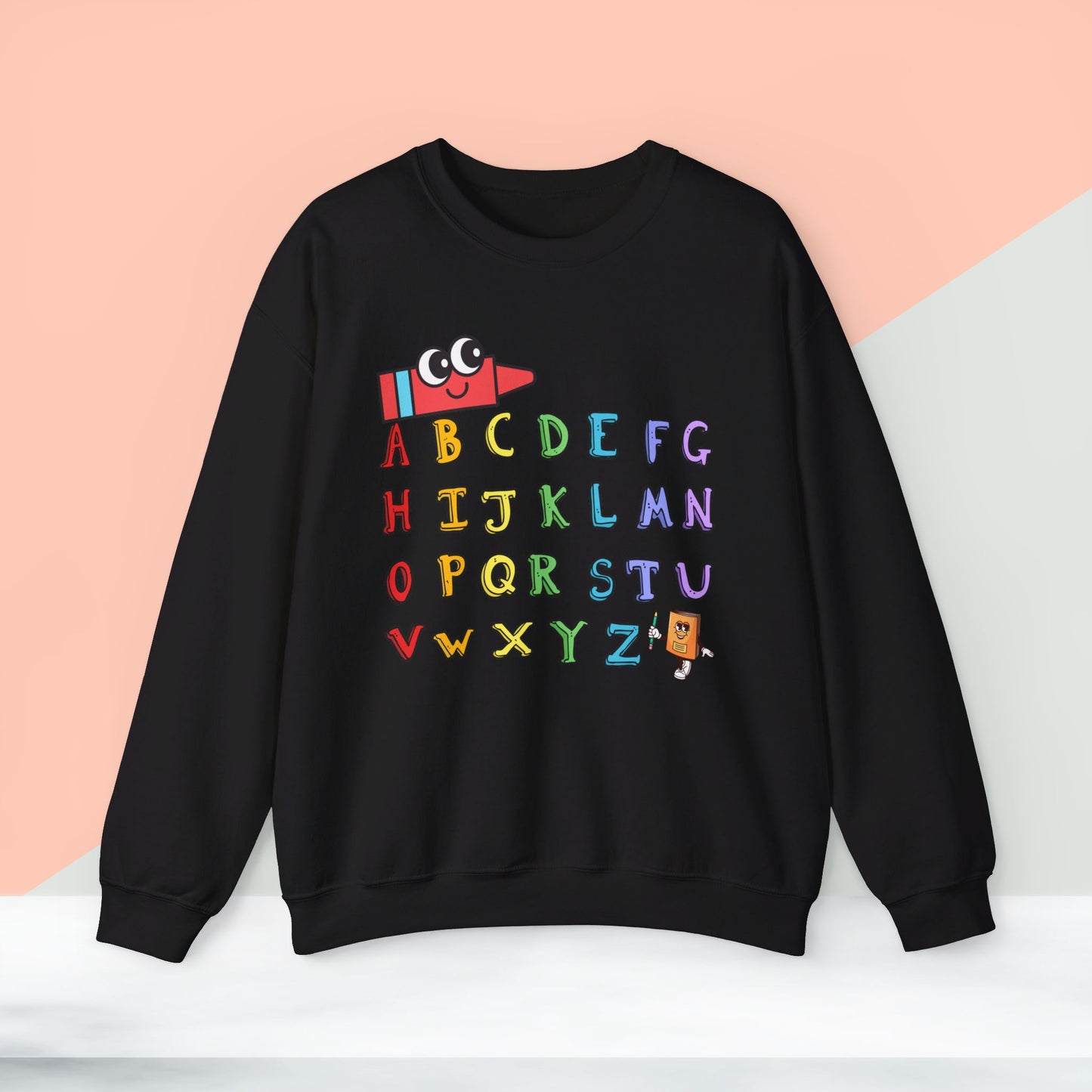 Back To school unisex heavy blend crewneck sweatshirt, We Love Teachers Sweatshirt,Teacher Back To school Sweatshirt. First Day Vibes Sweatshirt.