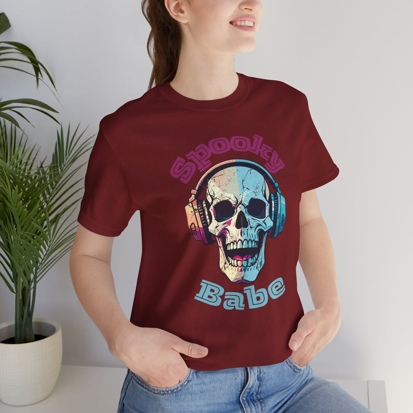 Spooky Babe Halloween T-shirt, Happy Halloween T-shirt, Trick Or Treat T-shirt, Halloween T-shirt, Cool Halloween T-shirt, Spooky T-shirt,