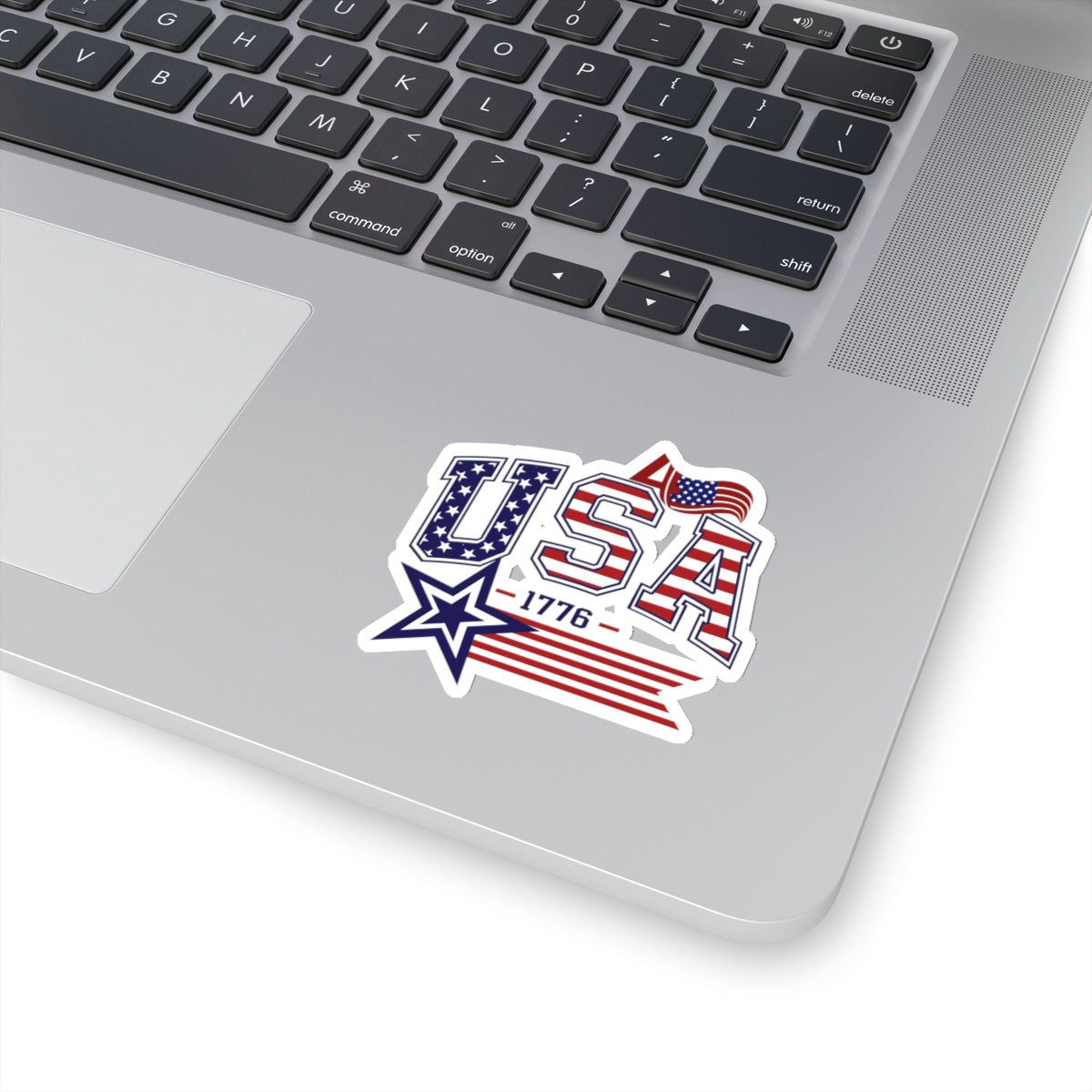 Happy 4th Of July Kiss-Cut Stickers, America, Flag, Peace Love America. Proud To Be An American, Red White Blue stickers. God Bless America Stickers.