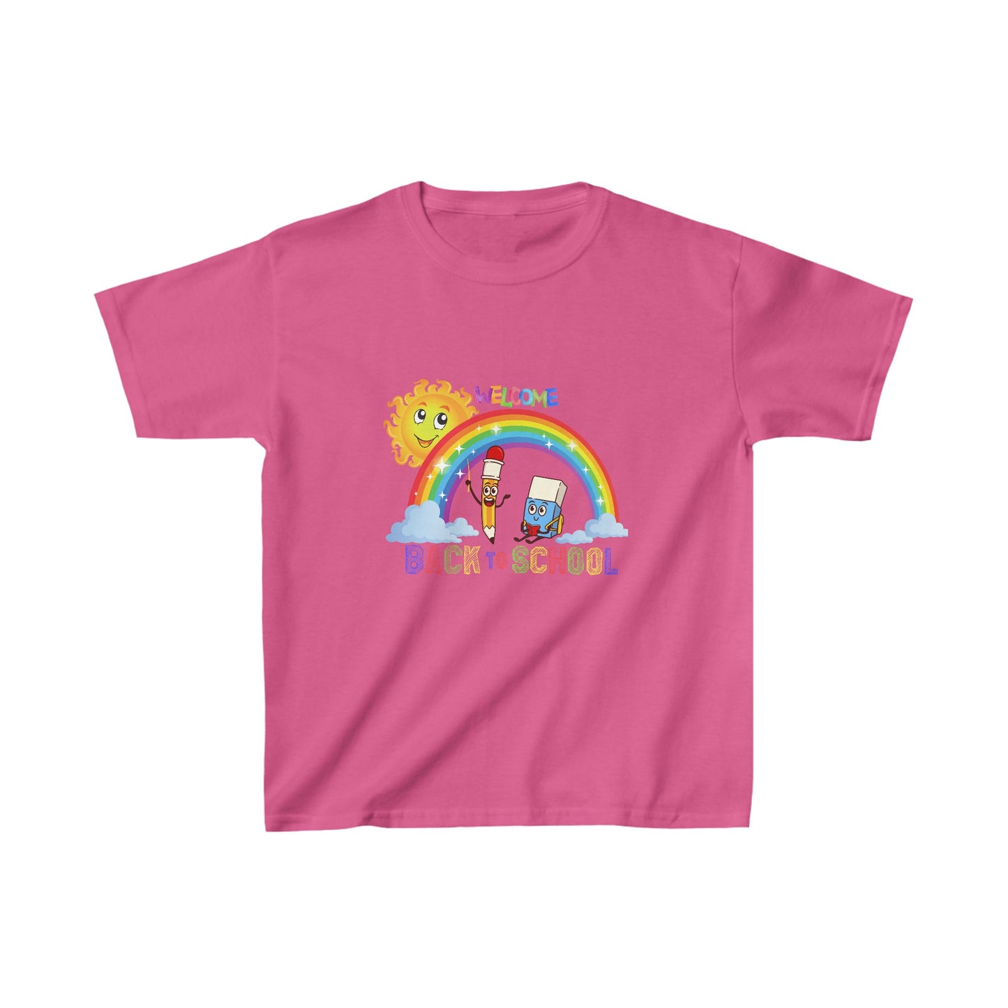 Welcome Back To School Kids Heavy Cotton™ Tee, First Grade Squad Back To School Kids Heavy Cotton™ Tee, Back to school Kids Shirt, 1st Day Of School Shirt, Back To School Cotton T-Shirt.