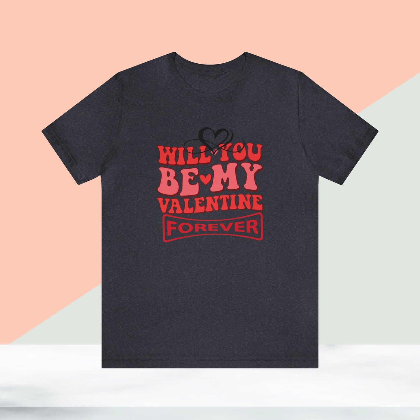 Happy valentines day Unisex Jersey Short Sleeve Tee