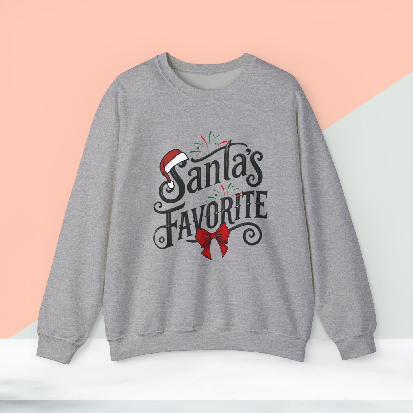 Santa's Favarite Christmas Sweatshirt - Unisex Heavy Blend, Merry Christmas, Festive, Christmas Gift, Crewneck, merry Christmas Sweatshirt, Christmas Sweatshirt Christmas Gift, Festive Sweatshirt.
