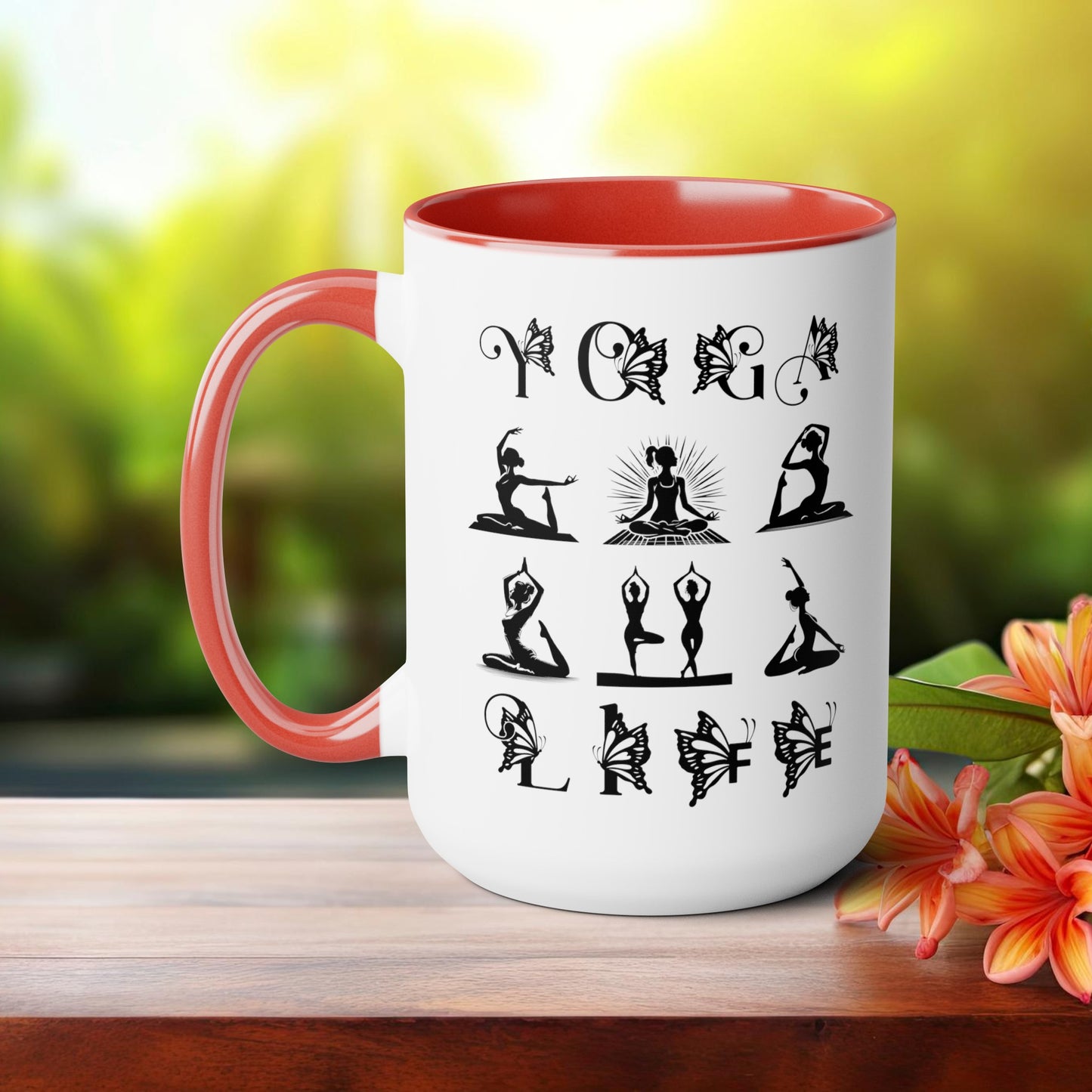 Yoga Life Coffee Mug, Cute Yoga Coffee Mug, Yoga lovers Coffee Mug, Yoga Instructor Gift, Gift For Yoga lover, Gift For Yogi.