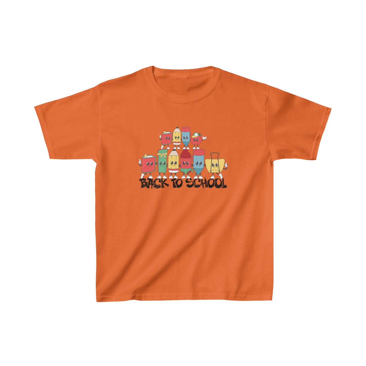 Back To School Kids Heavy Cotton™ Tee, Back to school Kids Shirt, 1st Day Of School Shirt, Back To School Cotton T-Shirt.