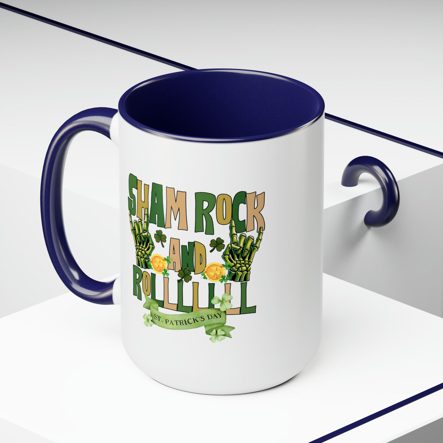 St Patrick's Day two-Tone Coffee Mugs, 15oz