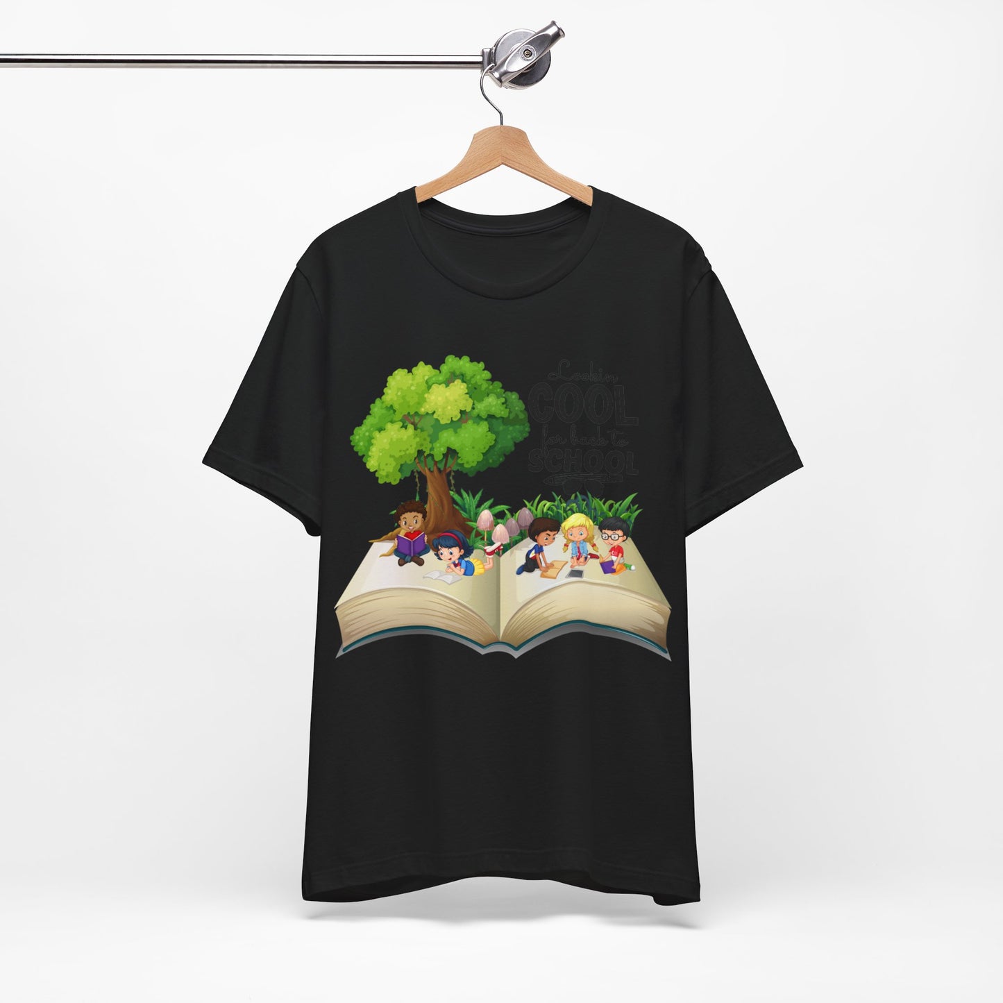 Looking Cool For BackTo School T-Shirt, Hello Teacher T-Shirt, Back To School T-Shirt, Teach Love Inspire Teacher Shirt, Teacher Back To school unisex jersey short sleeve.First Day Vibes T-Shirt.