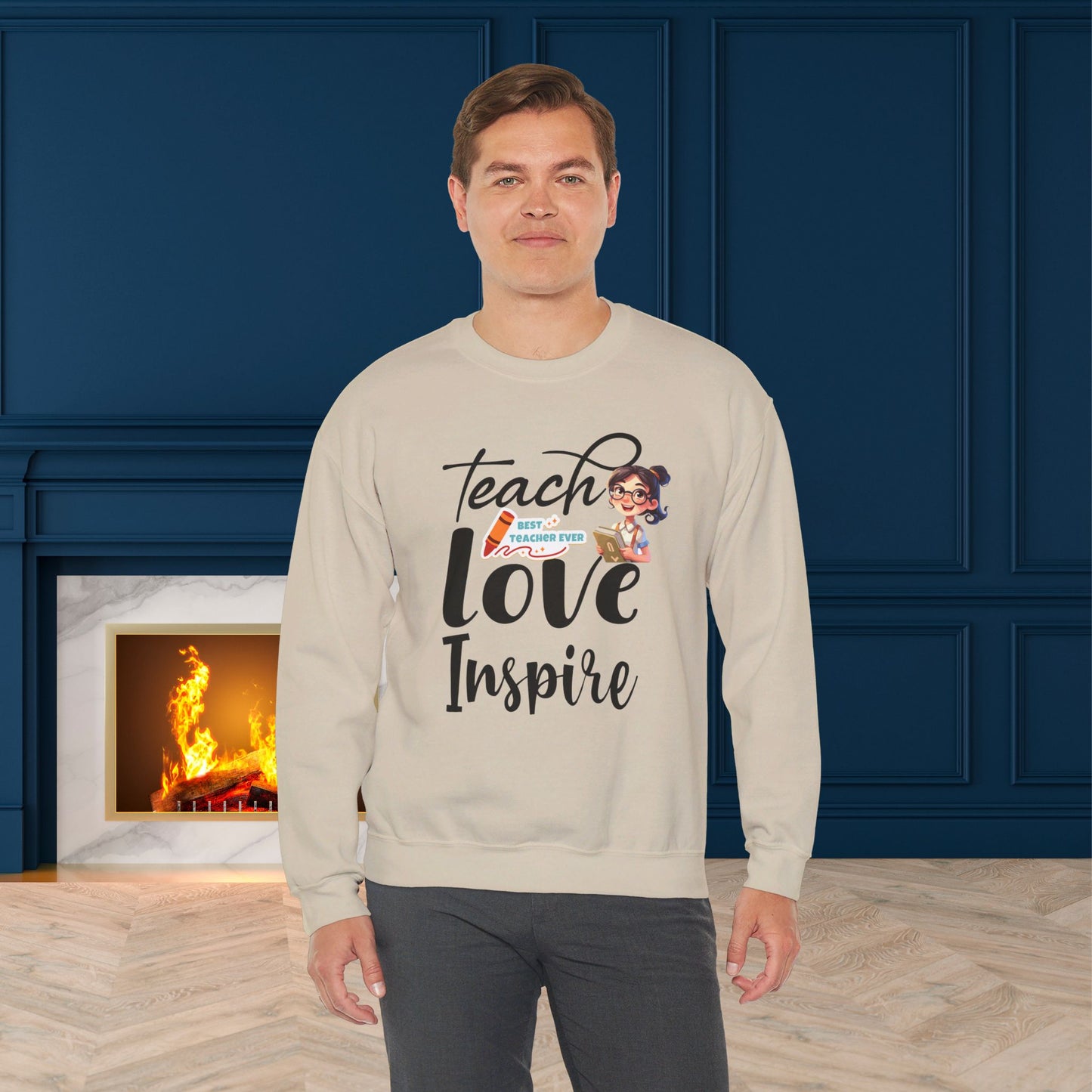 We Love Teachers Sweatshirt, Back To school unisex heavy blend crewneck sweatshirt, Teacher Back To school Sweatshirt. First Day Vibes Sweatshirt.
