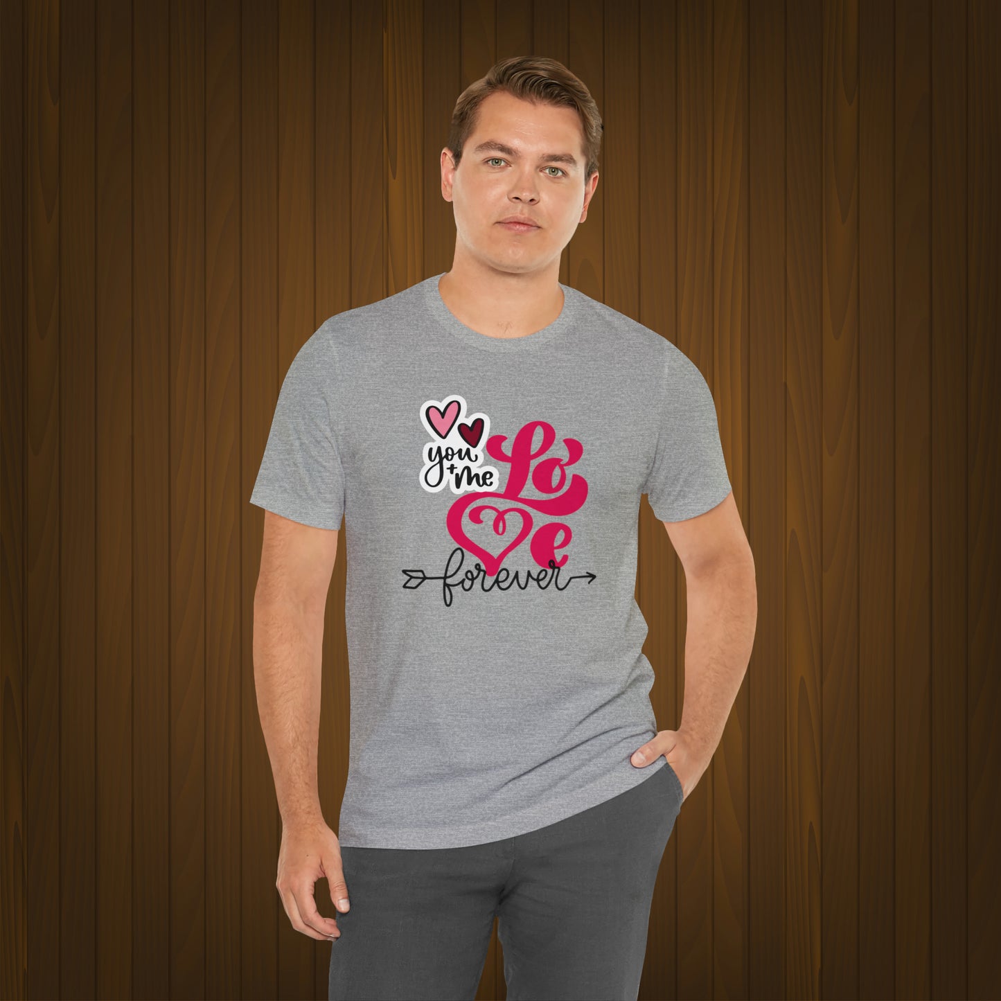 Happy valentines day Unisex Jersey Short Sleeve Tee
