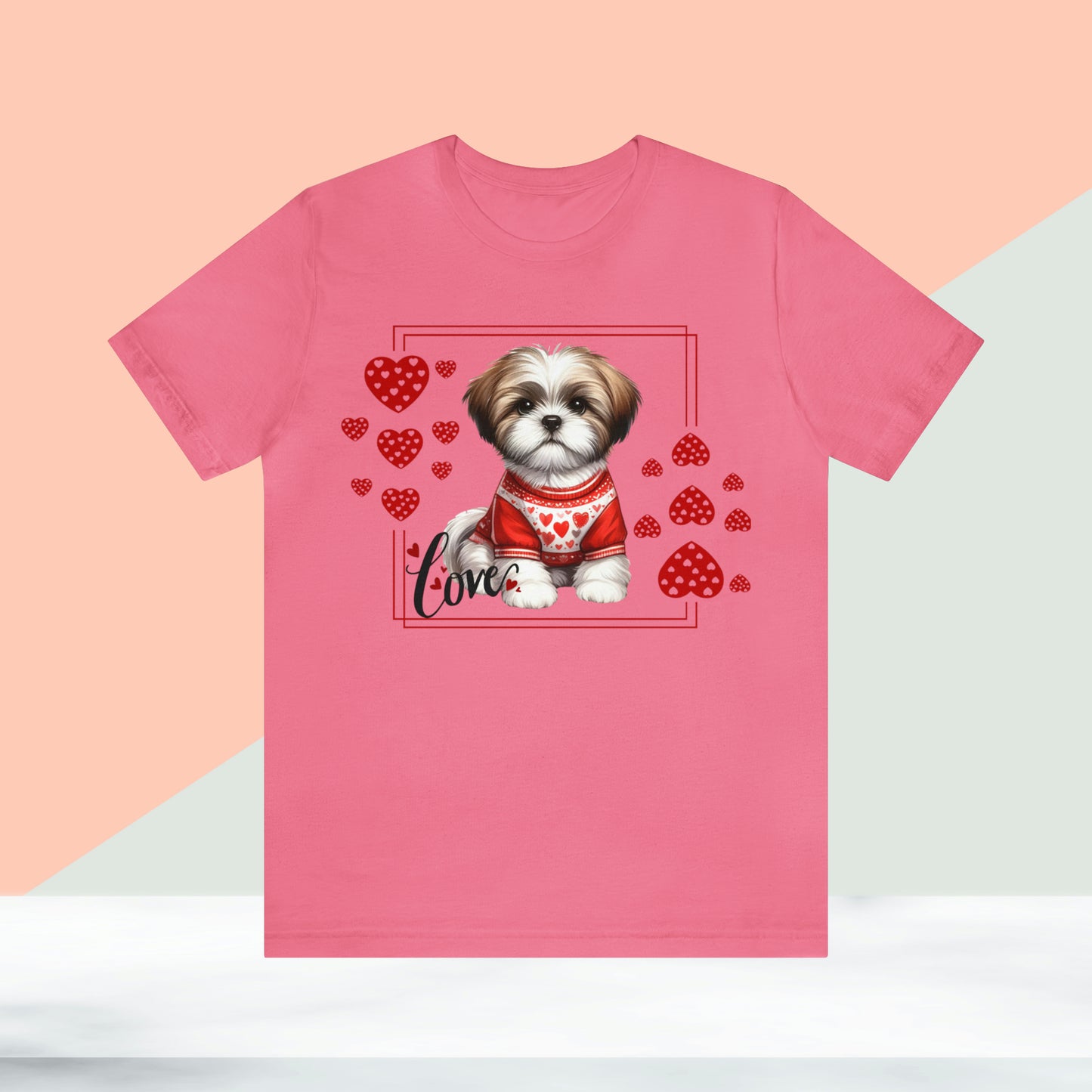 Happy valentines day Unisex Jersey Short Sleeve Tee