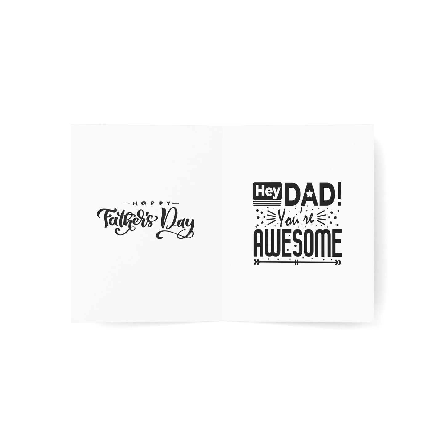 Happy Father's Day Greeting Cards (1, 10, 30, and 50pcs)