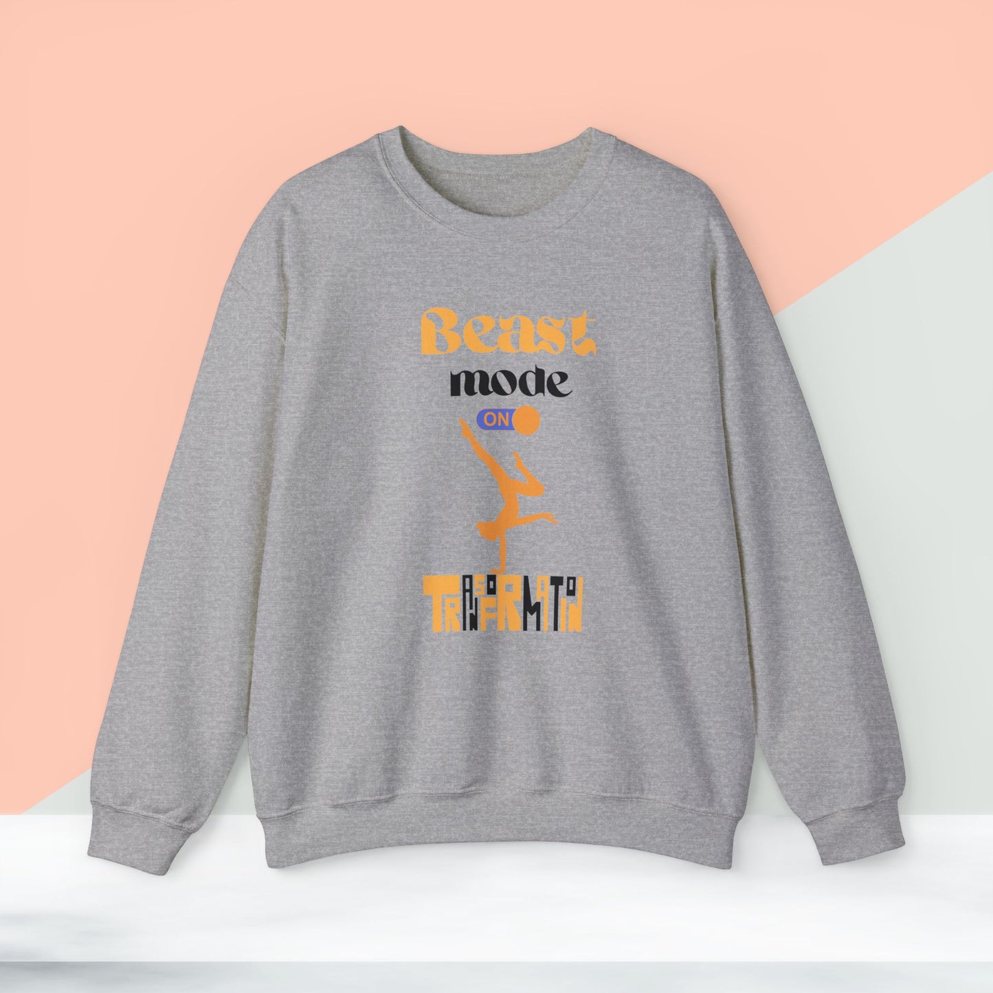 Beast Mode On Yoga unisex heavy blend crewneck sweatshirt,Yoga workout Sweatshirt,Yoga lovers Sweatshirt, Yoga Instructor Gift, Gym Sweatshirt, Gift For Yoga lovers, Gift For Yogi.