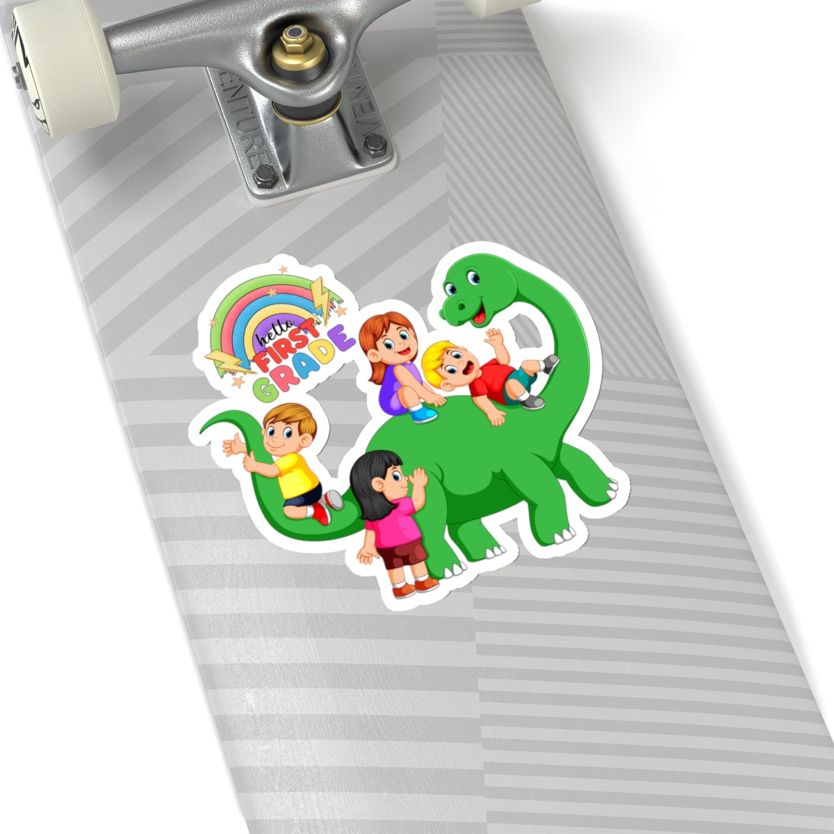 Hello First Grade Back To School Kiss-Cut Stickers, First Grade Squad Kiss-Cut Stickers, Gift for First graders, Ready for School, Back to Learning.