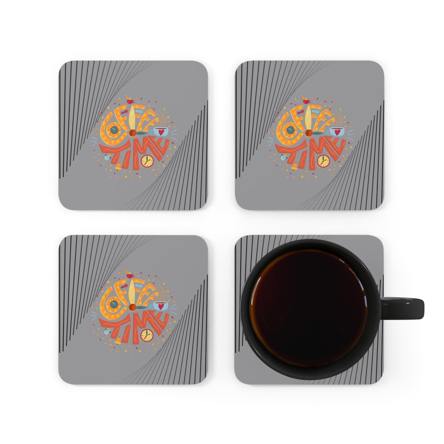 Corkwood Coaster Set