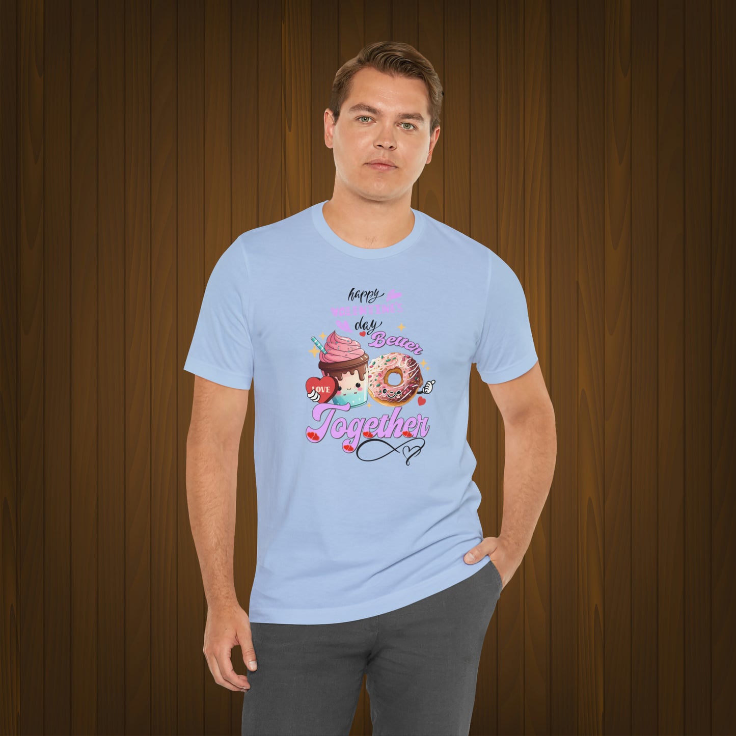 Happy valentines day Unisex Jersey Short Sleeve Tee