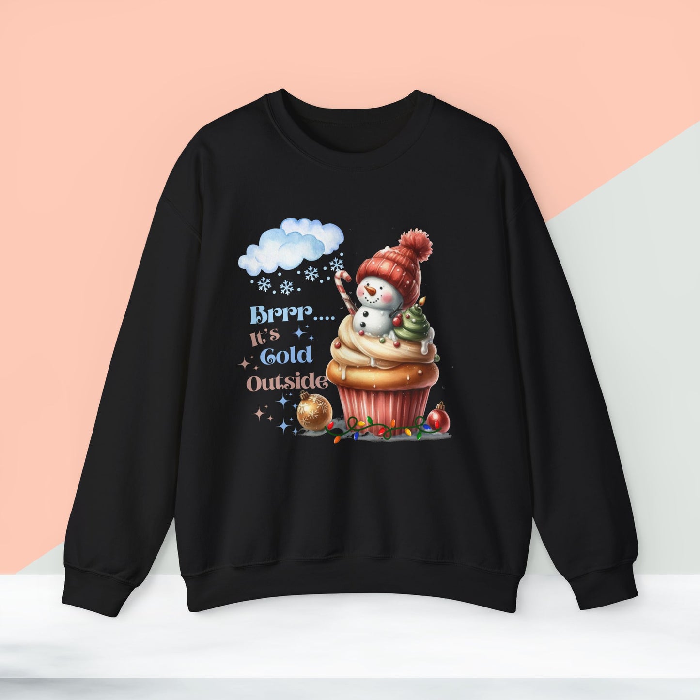 Christmas 2024 Sweatshirt - Unisex Heavy Blend, Brre Its Cold Outside, Merry Christmas, Festive, Christmas Gift, Crewneck, merry Christmas Sweatshirt, Christmas Sweatshirt Christmas Gift, Festive Sweatshirt.
